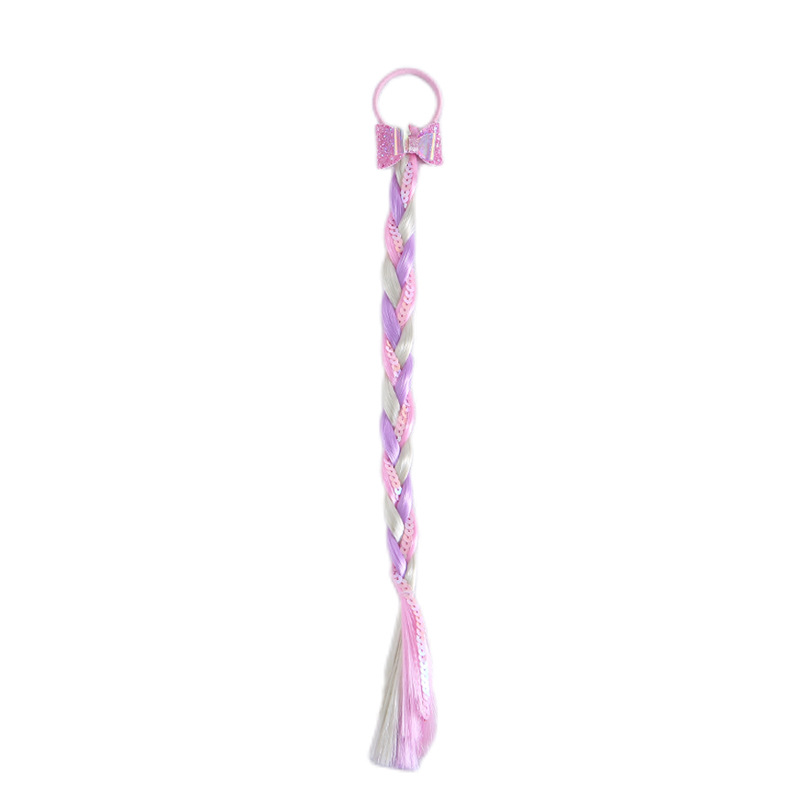 32g Weight Hair Tie Hair Accessories Type 1 Piece Quantity Holiday, Party Occasion Plastic Material Color Block Pattern All Seasons Season Kid'S Gender Cute Style Cute Kid'S Color Block Plastic Hair Tie 1