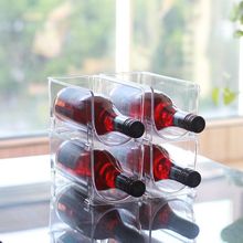 家用创意可叠加红酒酒架冰箱葡萄酒架子酒柜摆件展示架日式多瓶架