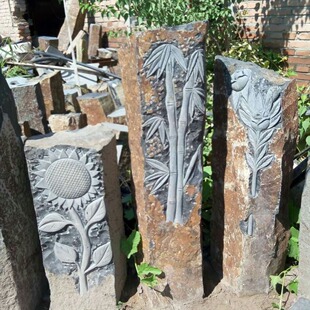 Basalt hexagonal stone column garden landscape stone waterscape Stone
