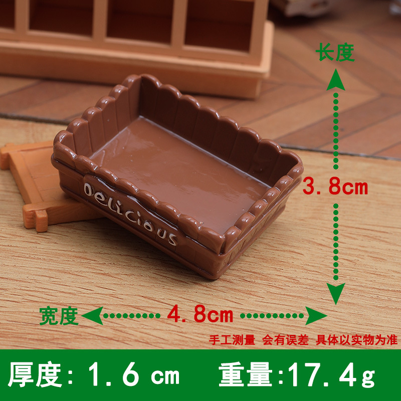 小さな鼻ピンチプレートフェンス型植木鉢 diy クリーム接着剤樹脂アクセサリードールハウス装飾品冷蔵庫マグネット