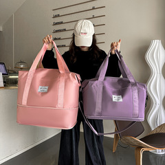 Wholesale Oxford cloth storage bag for wet and dry separation, unisex short trip travel backpack handbag large capacity antenatal storage bag