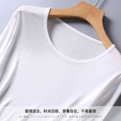 High-end mulberry silk, women's silk autumn clothes and long johns underwear set, silk long-sleeved leggings and leggings