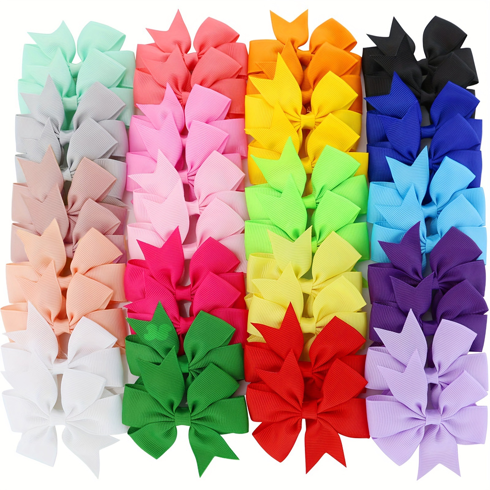 Amazon Comercio exterior hecho a mano del bebé cola de golondrina en forma de V costilla cinta arco horquilla accesorios para el cabello de los niños tocado 564 image 13