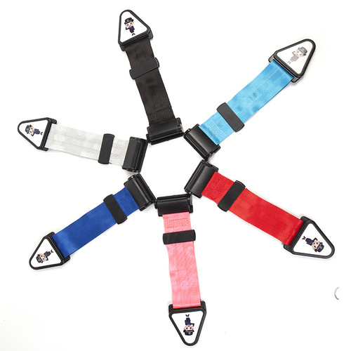Car safety belt holder, child safety belt adjuster, seat triangle holder, child shoulder pad limiter