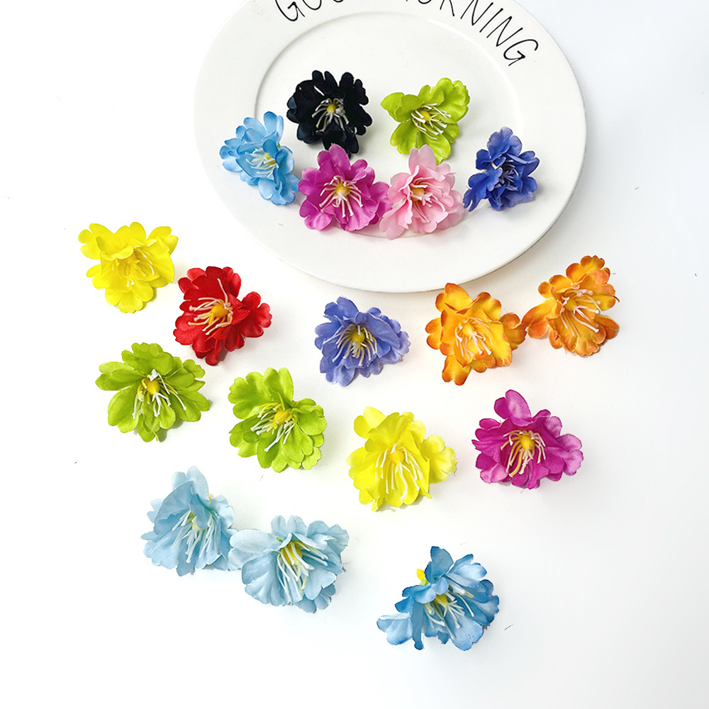 Simulation of small lily of the valley flowers diy hairpin wreath headdress material Chinese clothing decoration wedding flower wall layout fresh orchid