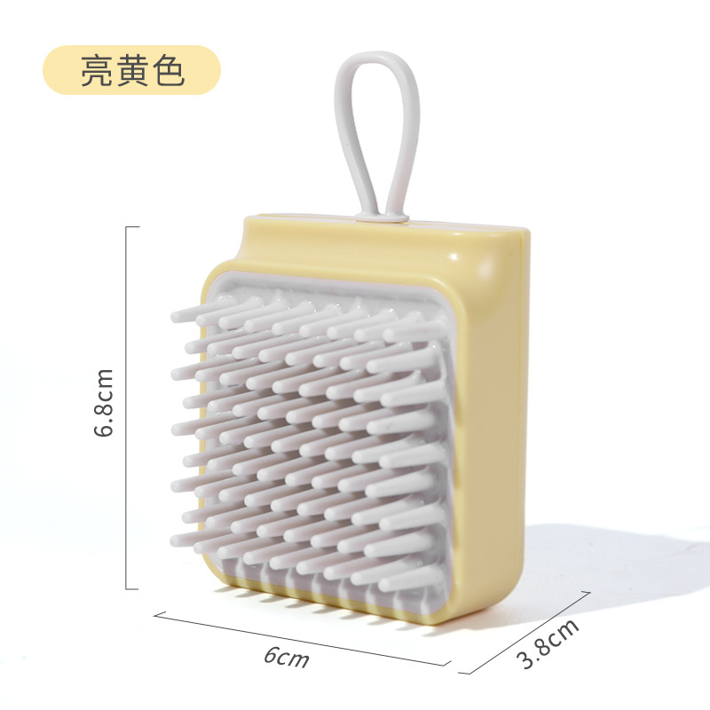 Cepillo de baño para mascotas transfronterizas gato perro cepillo de masaje universal baño conveniente cepillo de baño suministros de limpieza belleza