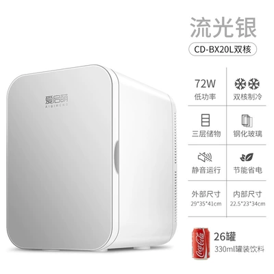 20L Car Refrigerator Mini Mini Soyuducular - 20-liters-dual-core-silver