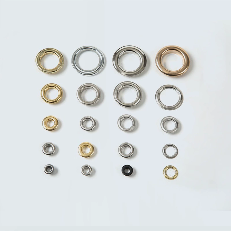 Антикоррозийная круглая медная воздушная полая двухсторонняя куриная пряжка для одежды Круглые пуговицы