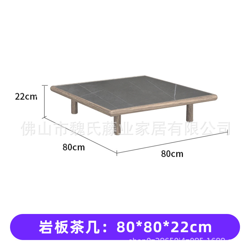 Sofá de tejido de cuerda al aire libre a prueba de agua y protección solar villa patio sofá de vid de madera sólida sofá de esquina combinación de mesa de té