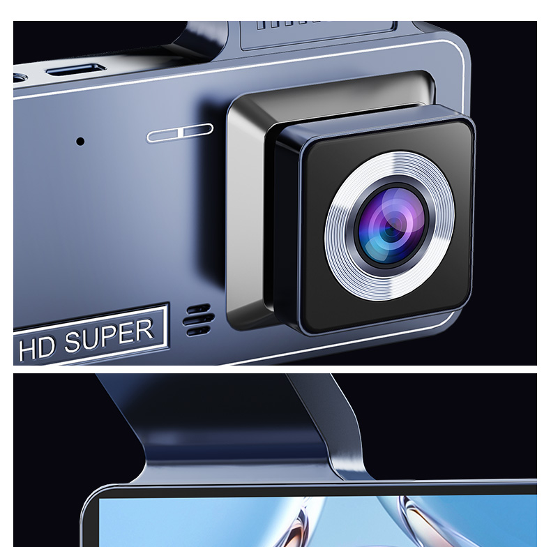 Dash Cam HD Night Vision 360° Panorama 4K Front and Rear Recording