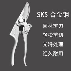 不锈钢树枝修枝剪采摘水果花木剪园林果树花卉枝嫁接园艺剪刀工具