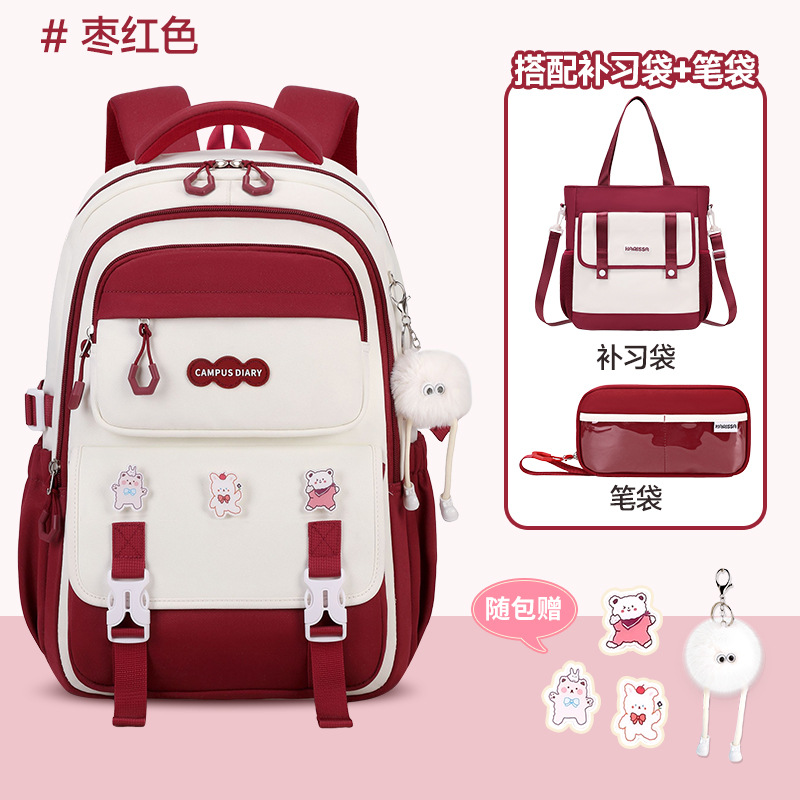 Mochila Escolar de Gran Capacidad para Secundaria de Tela Oxford, Ultraligero, para Educación Escolar