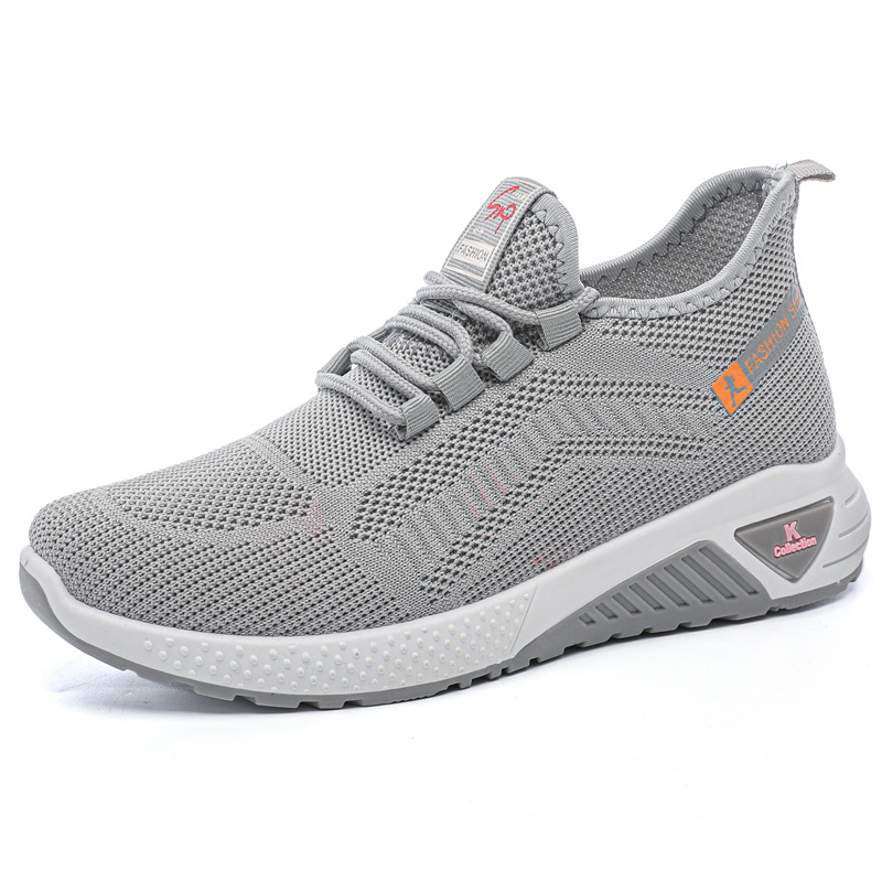 [Zapatos de mujer de verano nuevos zapatos de carreras deportivos transpirables de tejido volador ocio fabricantes de zapatos de carreras transfronterizos calientes