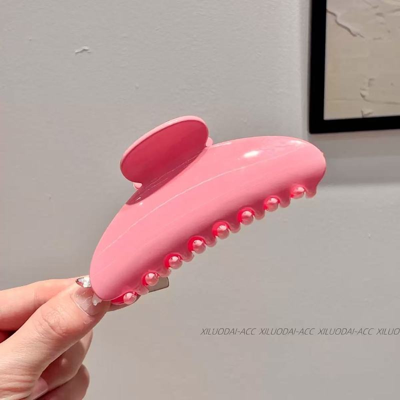キラキラKT!ガールAB面猫クリップ、高級シルバーリボンシャーククリップ、後頭部ヘアクリップ|undefined