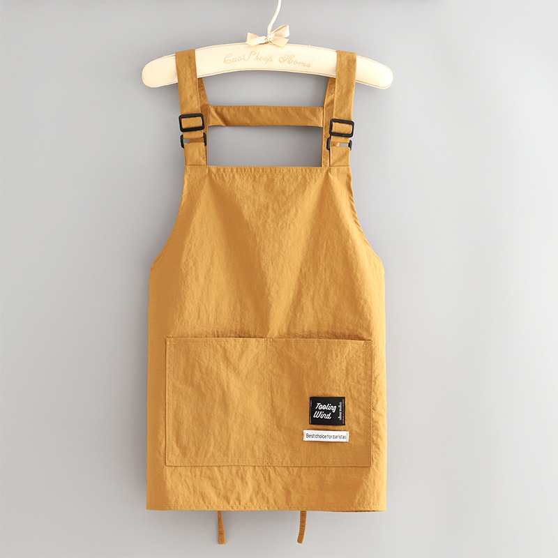 Short style - adjustable straps upgraded water-repellent yellow