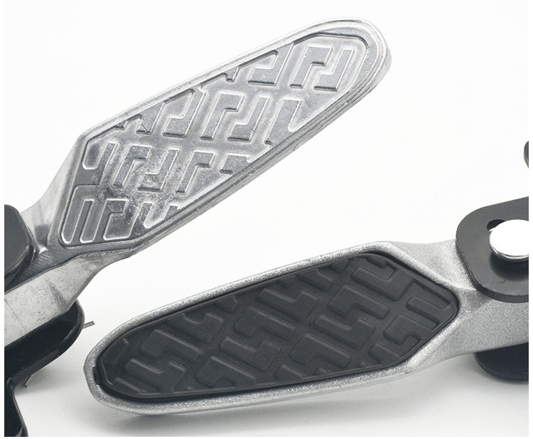 Aluminum Alloy Folding Pedals for Electric Scooters Suitable for Aima and Yadea Electric Vehicles, Non-Slip Front Pedals