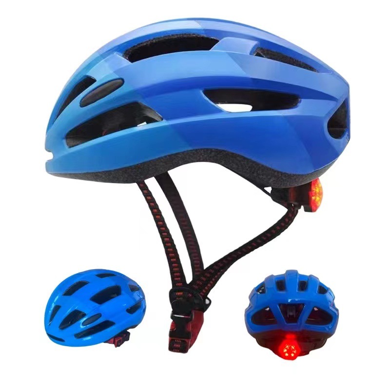 Casco infantil con luces para verano, apto para niños y niñas, para patinaje sobre ruedas, scooter y bicicleta, ligero para paseos nocturnos, protección de seguridad.