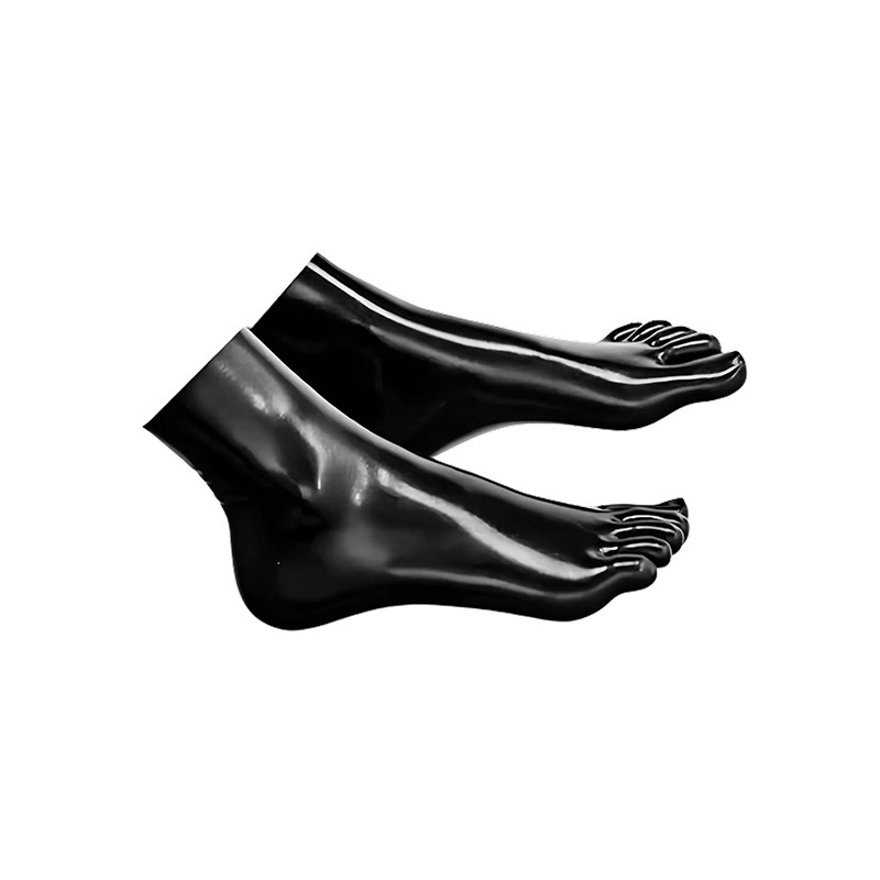 New Version of the Source Manufacturer Stereo Latex Short Five-Finger Socks Latex Black Latex Short-Tube Adult Socks European and American Fun New Version of the Source Manufacturer Stereo Latex Short Five-Finger Socks Latex Black Latex Short-Tube Adult Socks European and American Fun