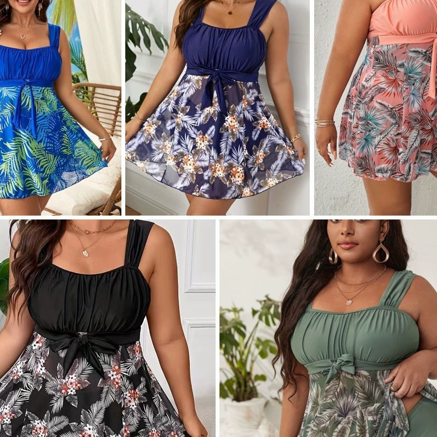 Swimwear, set, European style, for import, plus size, tight, backless, fitted