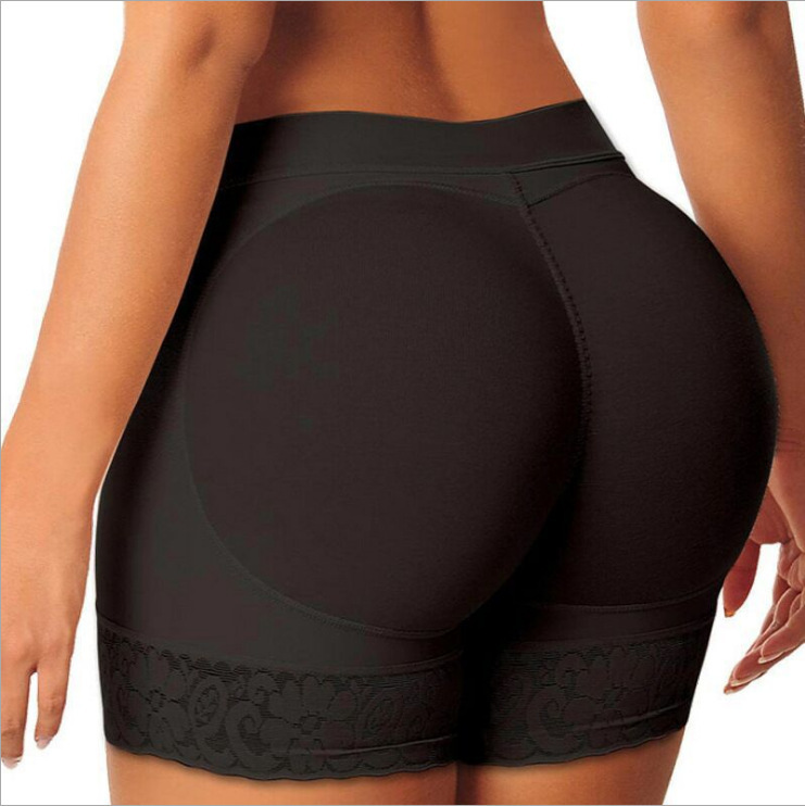Malla falso trasero pantalones de levantamiento de cadera pantalones de pierna plana piel negra de dos colores con inserciones pantalones de levantamiento de cadera enlace exclusivo del CLIENTE