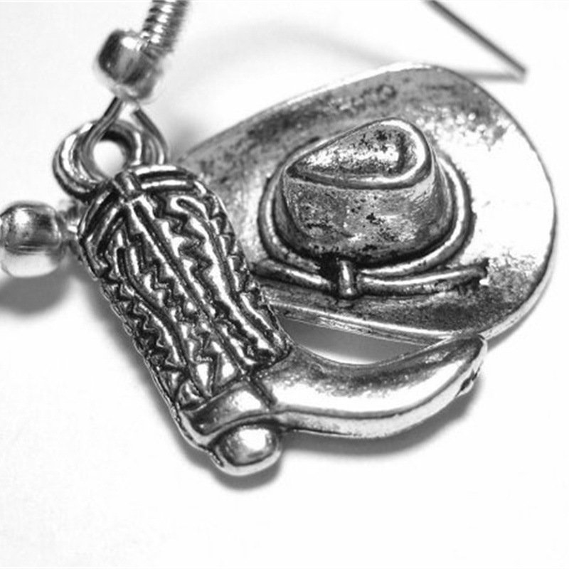 14g Weight Drop Earrings Classification 1 Pair Quantity Daily Occasion 1 Pair Simple Style Boots Alloy Drop Earrings