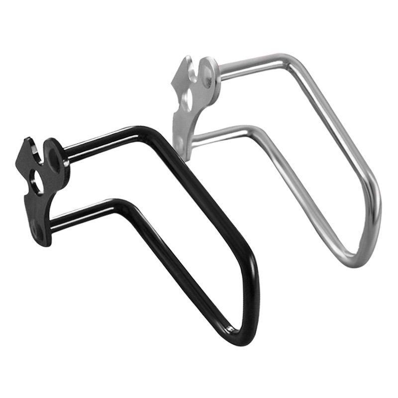 Bicicleta de montaña dial trasero protector de acero inoxidable bicicleta de carretera marco de protección de transmisión bicicleta dial protector dispositivo de montar