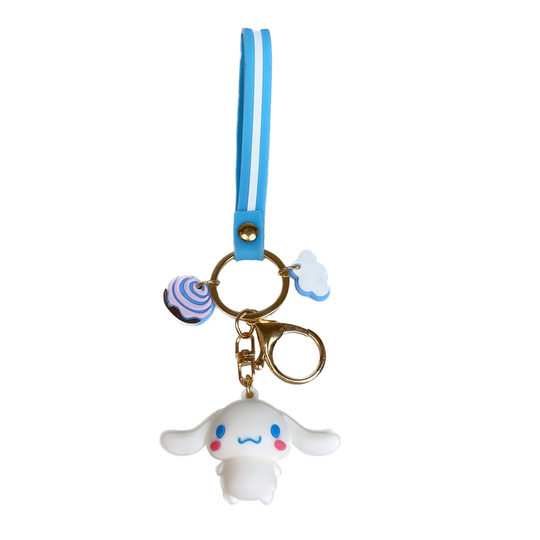 Sanrio Big Ear Dog Yugui Dog Keychain Pendant Small Jewelry Cute Kulomi Key Chain Hanging Small Gift
