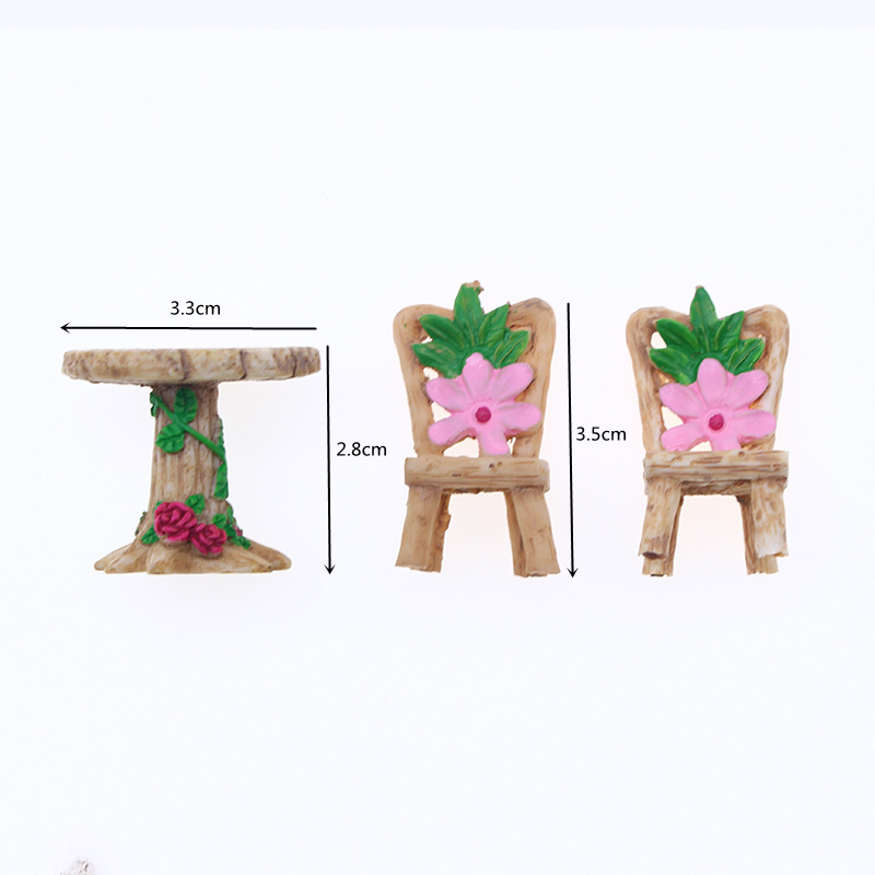 Miniature Resin Furniture Set