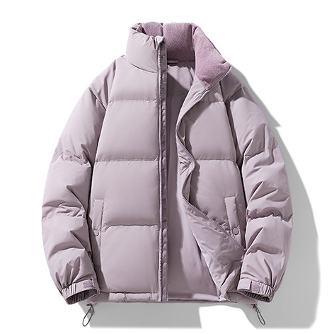 Chaqueta de plumón de gama alta para hombre con cuello alto grueso y cálido marca de marea chaqueta juvenil de plumón de pato blanco moda casual ropa de hombre de lujo ligero