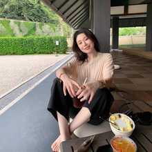 正奇特服饰/ 天丝top女2026夏季新款短袖宽松时尚气质T恤上衣