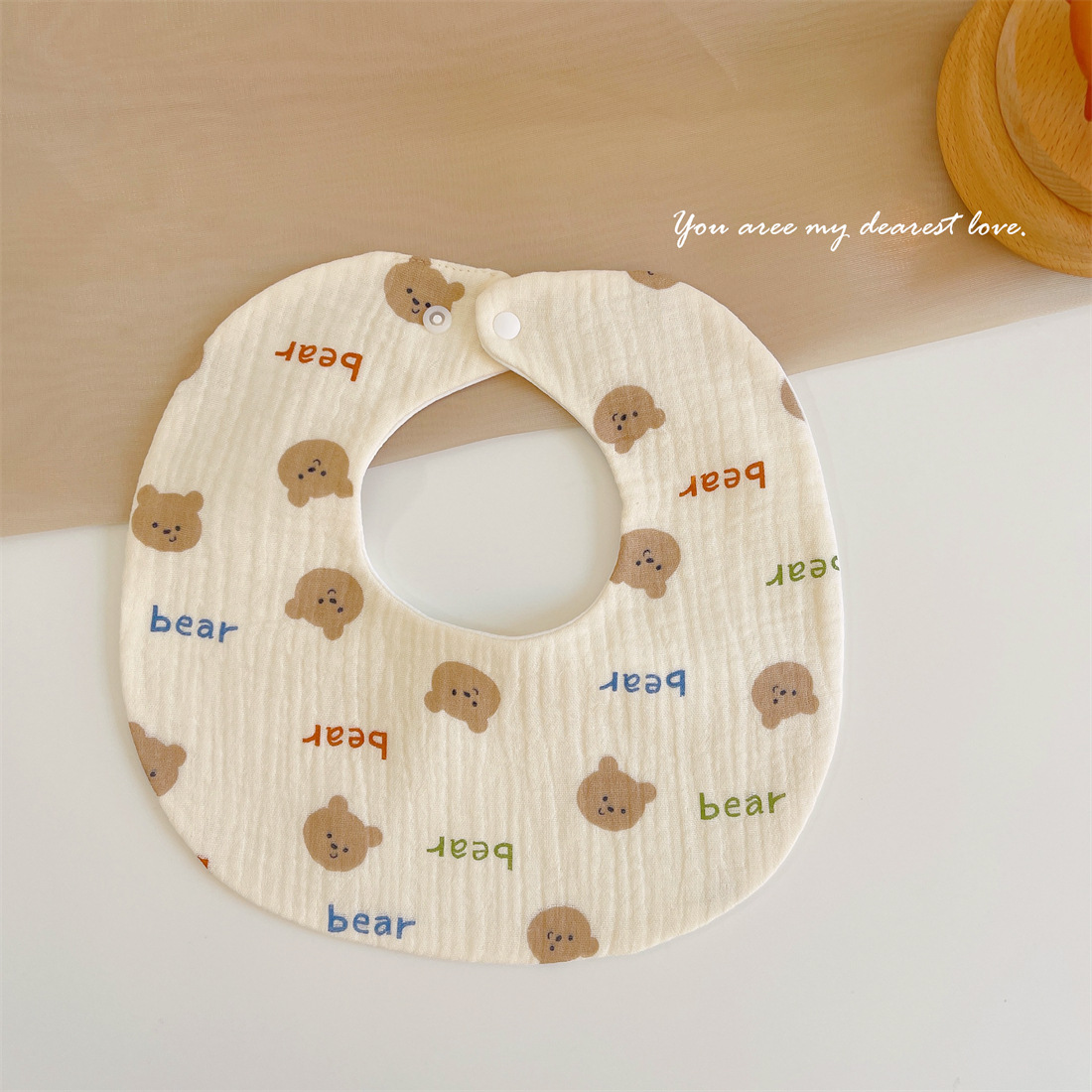 Babero de gasa de algodón puro del bebé babero recién nacido absorbente impermeable escupir leche super suave bufanda Otoño e Invierno