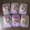 One box of purple flowers, 7-8 kinds of flowers, random varieties