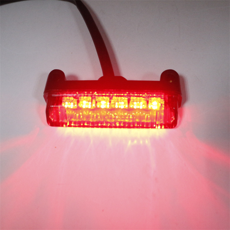 Ch-2059 European Cross-Border Motorcycle Led Rear Tail Light Off-Road Vehicle Electric Vehicle Modified Led Brake Light