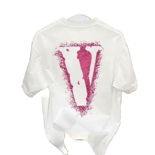 Cotton Heavyweight Print Short-Sleeve T-Shirt for Men and Women, Summer Trend Brand Oversize Loose Casual Top