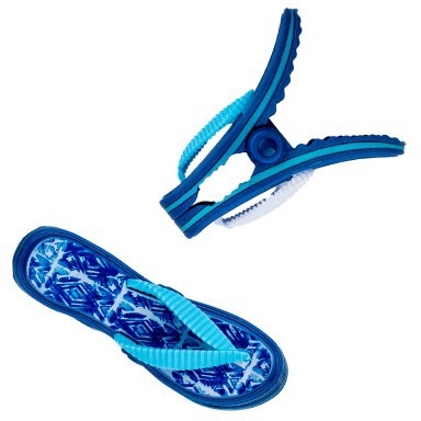 Lindo animal serie Toalla de playa a prueba de viento clip sol silla toalla clip de secado a prueba de viento clip de ropa de plástico clip