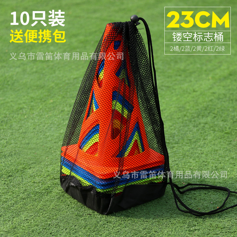 Logo barril marcador disco fútbol equipo de entrenamiento baloncesto entrenamiento auxiliar suministros cono barril obstáculo agilidad entrenador