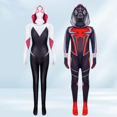 ハロウィンコス衣装黒子ヒョウジャンプスーツヘッドギアヴェノムスパイダーフルヒーローボディスーツグウェン