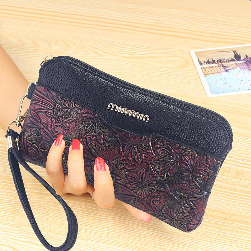 New Clutch Bag Ladies Printed Personality Fashionable Small Handbag Factory Price Wholesale Low Price Small Bag Zipper Wallet