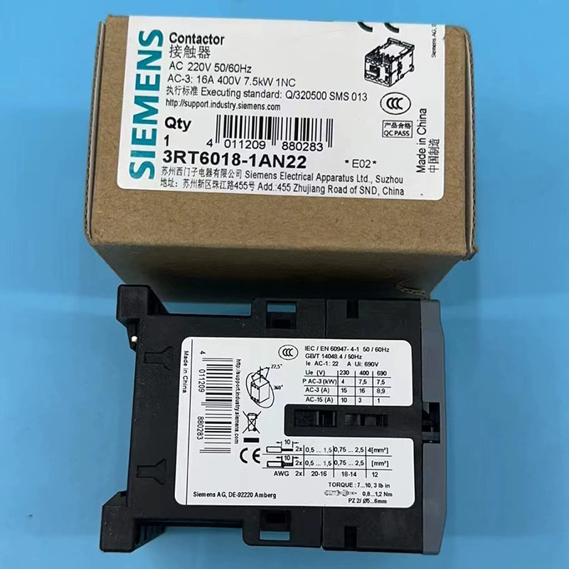 Siemens 3RT серия контактро низковольтный контроль моторов оптово domestic