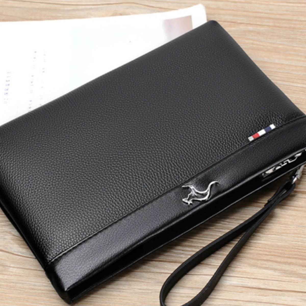 Новый мужской клатч из мягкой кожи, деловой клатч, мужской конверт, кошелек, клатч, повседневная ручная сумка