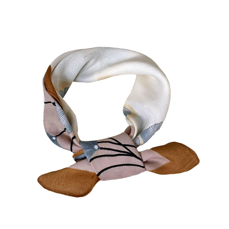 Bufandas de seda cuadrada alta sensación2025 nueva alta sensación de decoración caliente bufandas de cuello bufandas de flores bufandas de seda al por mayor