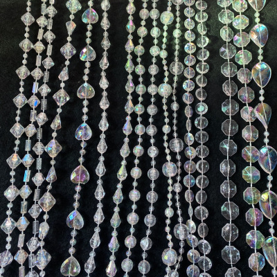 Manufactor Direct selling Wedding celebration crystal Acrylic UFO Connection Beads Decorative curtain hotel wedding arrangement prop