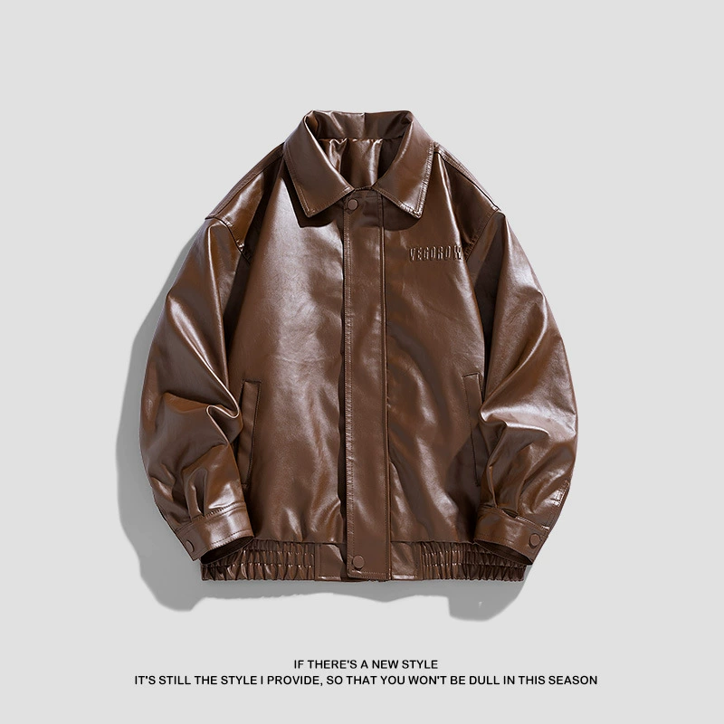 Polyurethane autumn universal trend jacket, American style