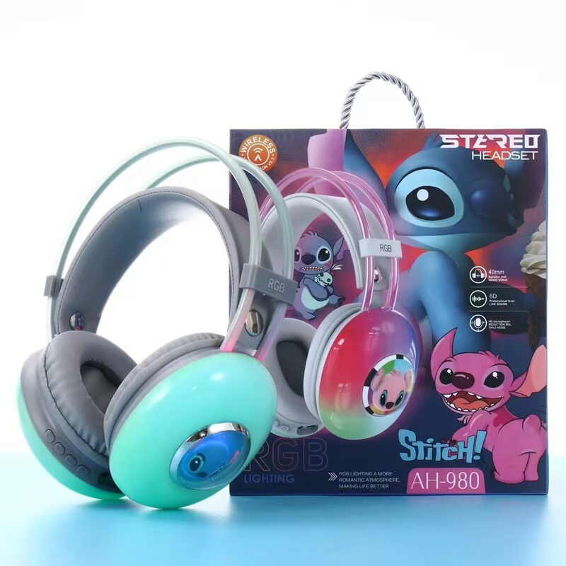 Cross-Border Head-Mounted Bluetooth Headset, Cool Rgb Luminous Game Music Wireless Bluetooth Headset Batch Cross-Border Head-Mounted Bluetooth Headset, Cool Rgb Luminous Game Music Wireless Bluetooth Headset Batch