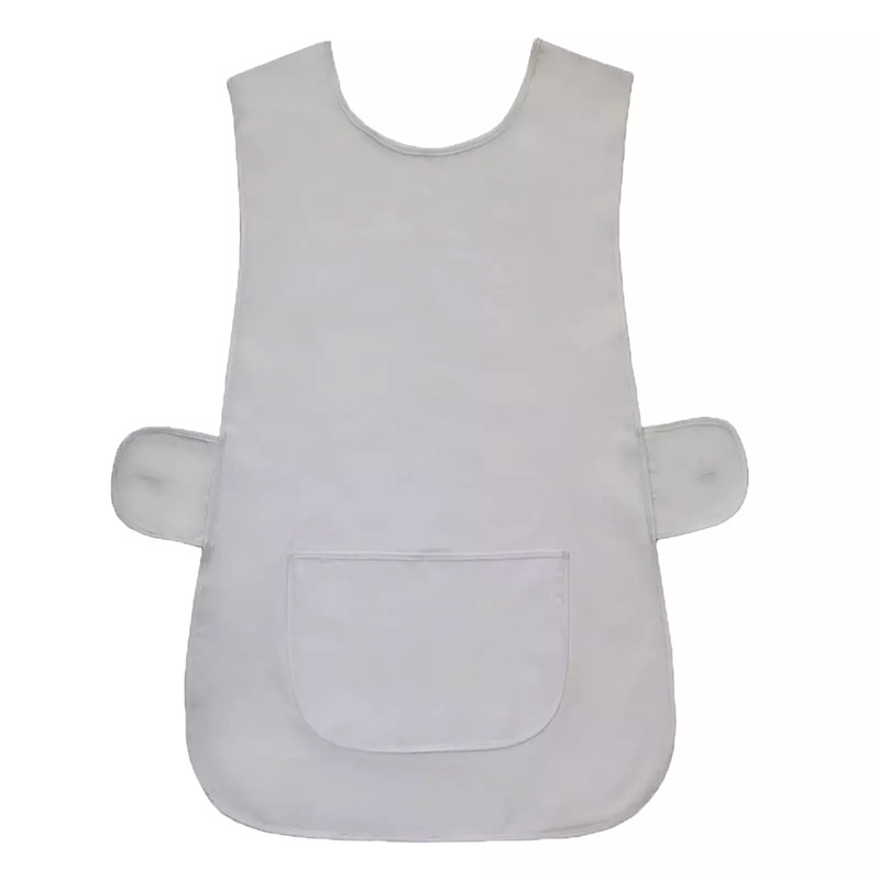 Delantal transfronterizo chaleco peluquería ropa de trabajo belleza peluquería botón de hombro delantal logo personalizado