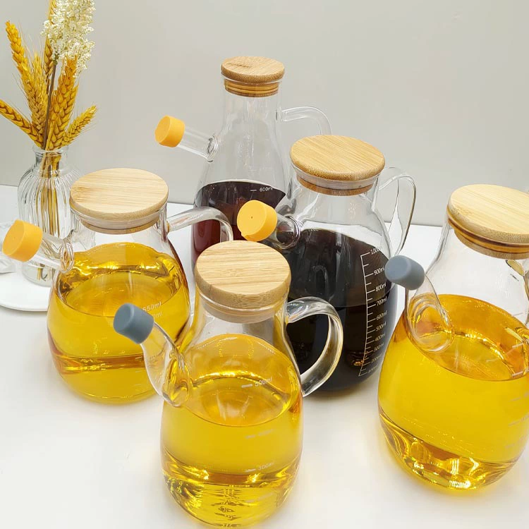 High borosilicon pot glass, soy sauce vinegar seasoning bottle, native oil bottle household kitchen oil storage tank