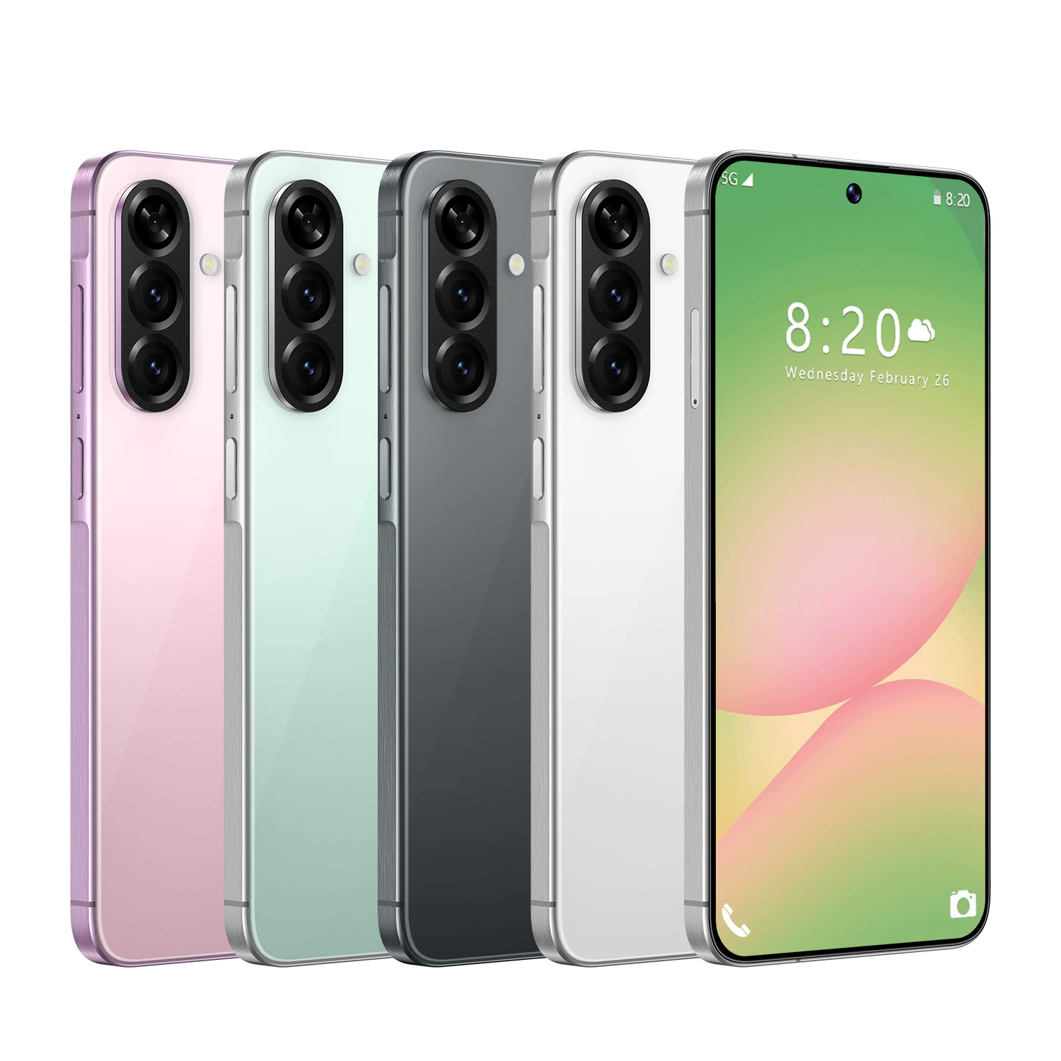 Мобильный телефон (Elite) A56 — 7.3" широкий экран, Android 14, 5G, 8000 мА·ч