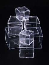 正方形化妆品喜糖糖果盒子礼品收纳Ps亚克力透明收纳盒昆虫养殖盒