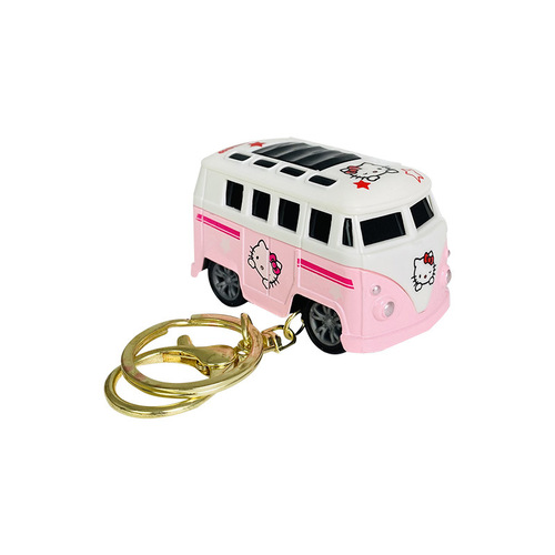 Creative Cartoon Kitty Cat Car Keychain Cute Female Doll School Bag Pendant Couple Small Gift Wholesale