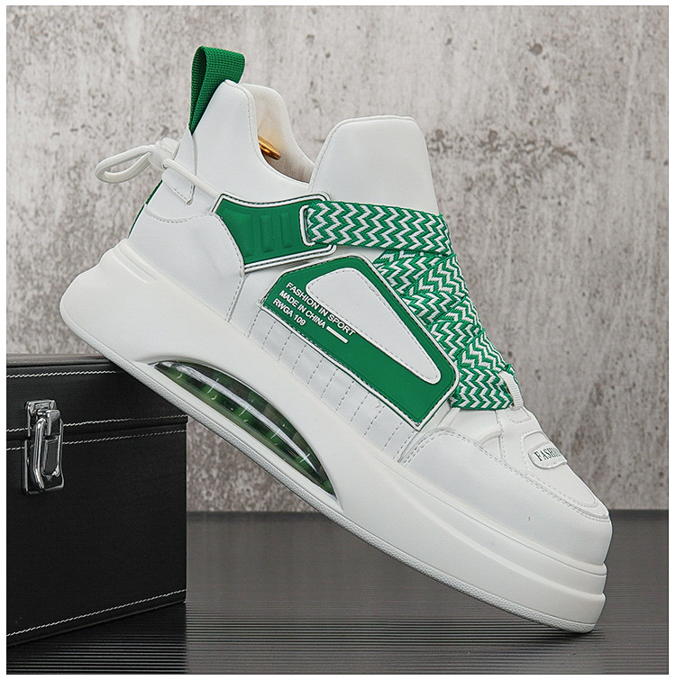 Herrenschuhe, kurze Herrenstiefel, trendige Freizeitschuhe, dicke Sohlen, kurze Jugendstiefel, modische High-Top-Sneaker, Martin-Stiefel für Herren_voghion.com